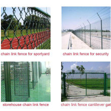 9 Gauge 2inch PVC recubierto Chain Link Fence